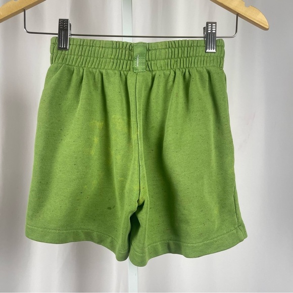 Nike Kids Small Elastic Waistband Sweatshorts Workout Gym Casual Retro Ball - Picture 2 of 10